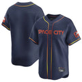 Kdoa H.Astros Navy City Connect Limited Home Blank Player Stitched Jerseys