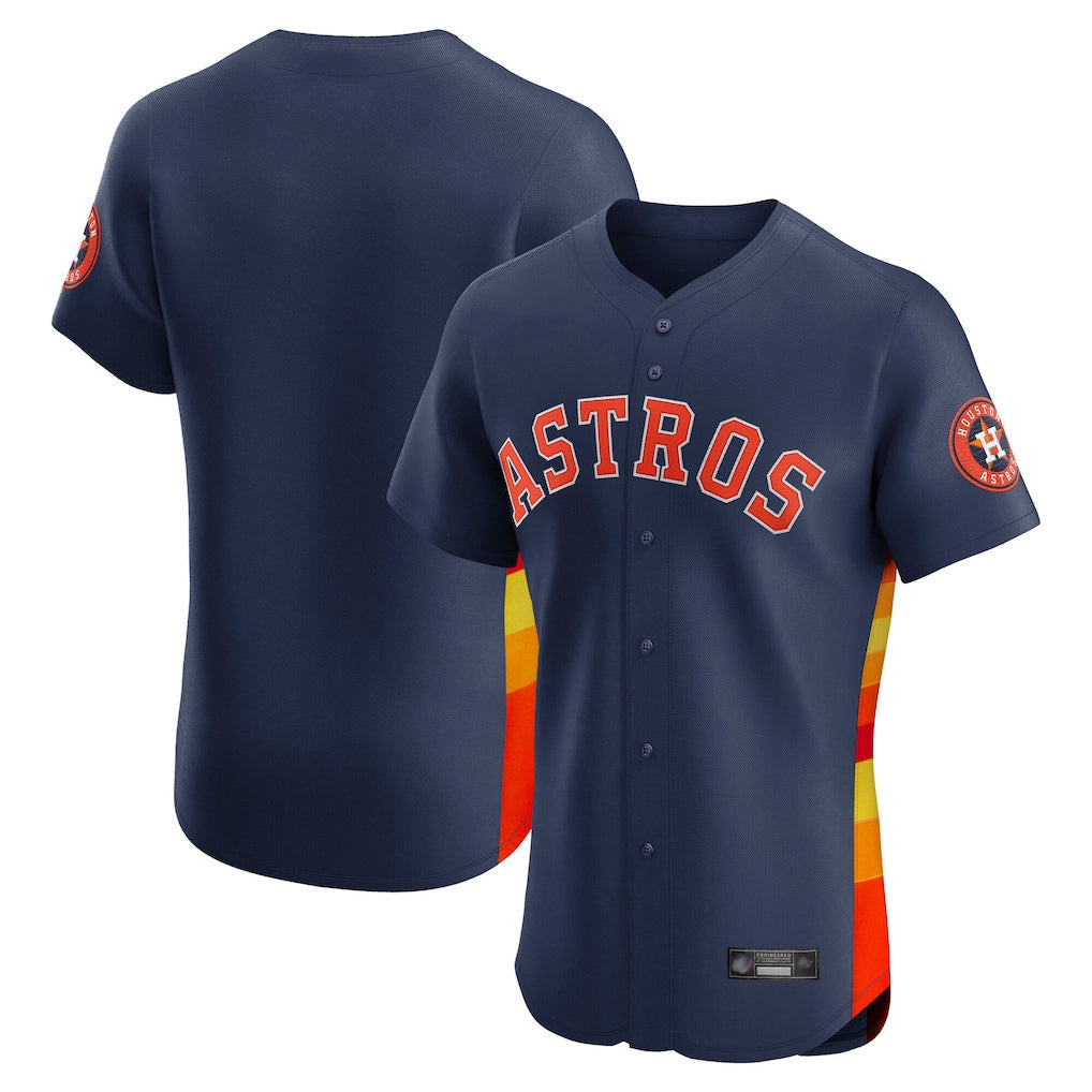 Kdoa H.Astros Navy Limited Elite Home Blank Player Stitched Jerseys