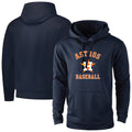 Kdoa H.Astros Navy Pullover Hoodie Blank Player Stitched Jerseys