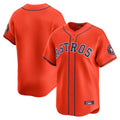 Kdoa H.Astros Orange Home Limited Blank Player Stitched Jerseys