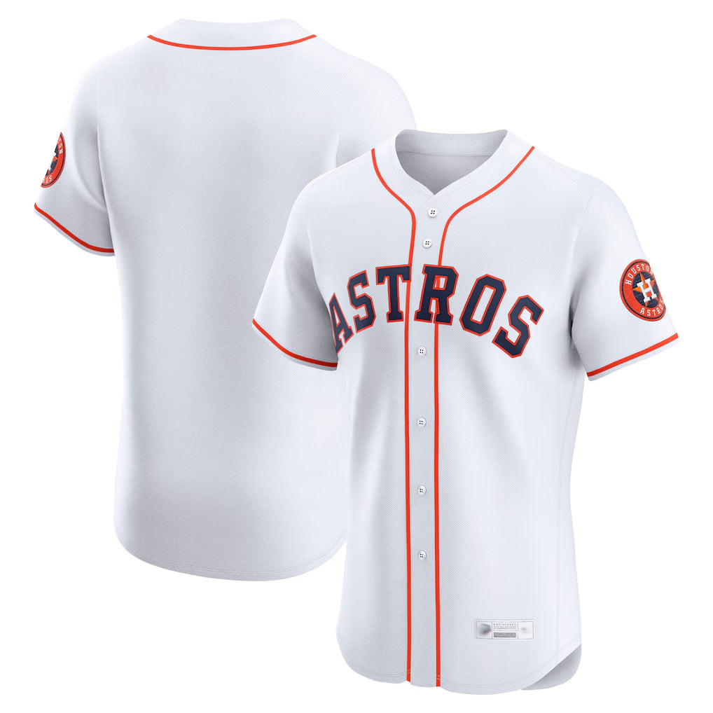 Kdoa H.Astros White Home Limited Elite Blank Player Stitched Jerseys