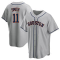 Kdoa H.Astros #11 Cam Smith Player Gray Home Game Stitched Jerseys