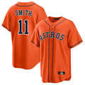Kdoa H.Astros #11 Cam Smith Player Orange Home Game Stitched Jerseys