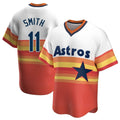 Kdoa H.Astros #11 Cam Smith Player Rainbow Cooperstown Collection T-shirt Stitched Jerseys