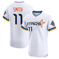 Kdoa H.Astros #11 Cam Smith Player White City Connect Limited Elite Home Stitched Jerseys