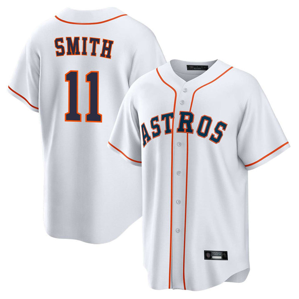 Kdoa H.Astros #11 Cam Smith Player White Home Game Stitched Jerseys