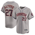 Kdoa H.Astros #27 Jose Altuve Player Gray Home Limited Stitched Jerseys