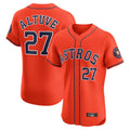 Kdoa H.Astros #27 Jose Altuve Player Orange Home Limited Elite Stitched Jerseys