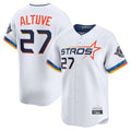 Kdoa H.Astros #27 Jose Altuve Player White City Connect Limited Home Stitched Jerseys