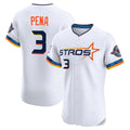 Kdoa H.Astros #3 Jeremy Pe?a Player White City Connect Limited Elite Home Stitched Jerseys