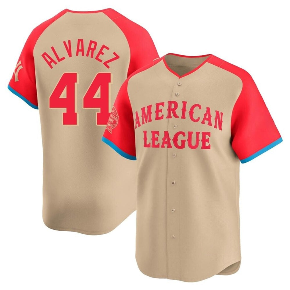 Kdoa H.Astros #44 Yordan Alvarez Player Cream American League All-Star Game Limited Stitched Jerseys