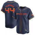 Kdoa H.Astros #44 Yordan Alvarez Player Navy City Connect Limited Home Game Stitched Jerseys