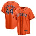 Kdoa H.Astros #44 Yordan Alvarez Player Orange Home Game Stitched Jerseys