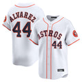 Kdoa H.Astros #44 Yordan Alvarez Player White Home Limited Stitched Jerseys