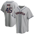 Kdoa H.Astros #45 Tatsuya Imai Player Gray Home Game Stitched Jerseys