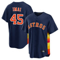 Kdoa H.Astros #45 Tatsuya Imai Player Navy Home Game Stitched Jerseys