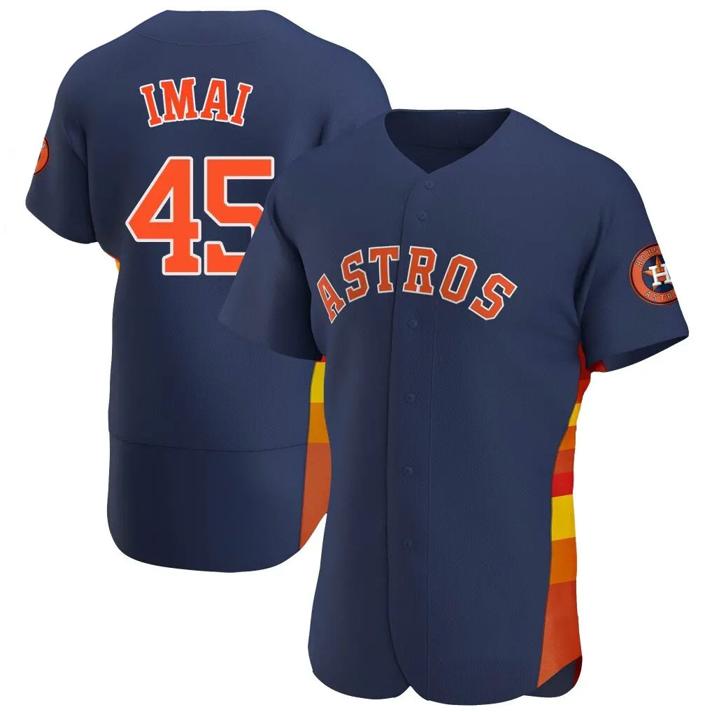 Kdoa H.Astros #45 Tatsuya Imai Player Navy Home Limited Elite Stitched Jerseys