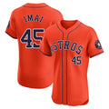 Kdoa H.Astros #45 Tatsuya Imai Player Orange Home Limited Elite Stitched Jerseys