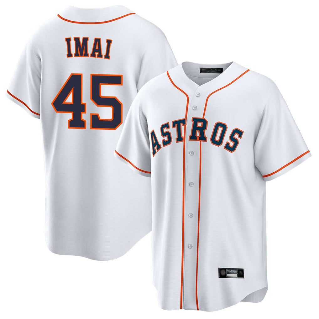 Kdoa H.Astros #45 Tatsuya Imai Player White Home Game Stitched Jerseys