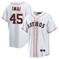 Kdoa H.Astros #45 Tatsuya Imai Player White Home Game Stitched Jerseys