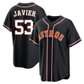 Kdoa H.Astros #53 Cristian Javier Player Black Fashion Out Home Game Stitched Jerseys