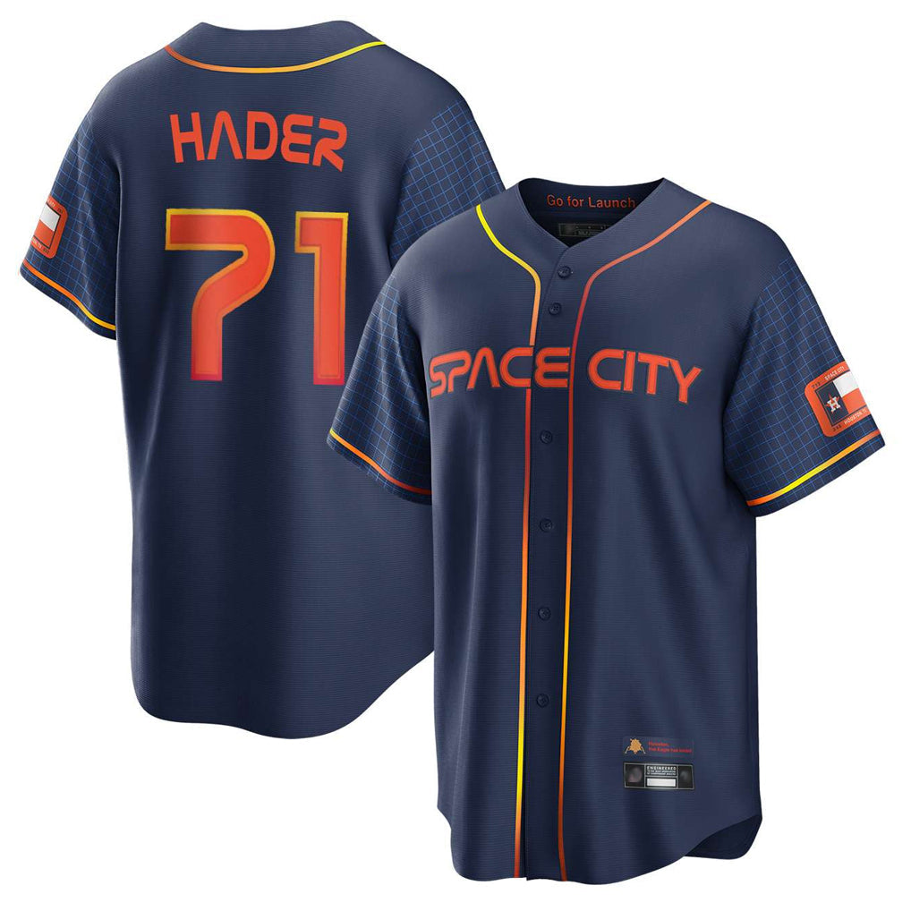 Kdoa H.Astros #71 Josh Hader Player Navy City Connect Home Game Stitched Jerseys