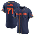 Kdoa H.Astros #71 Josh Hader Player Navy City Connect Limited Elite Home Stitched Jerseys