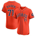 Kdoa H.Astros #71 Josh Hader Player Orange Home Limited Elite Stitched Jerseys