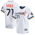 Kdoa H.Astros #71 Josh Hader Player White City Connect Limited Home Stitched Jerseys