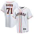 Kdoa H.Astros #71 Josh Hader Player White Home Game Stitched Jerseys