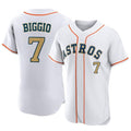 Kdoa H.Astros #7 Craig Biggio Player Gold Collection Limited Elite Home Stitched Jerseys