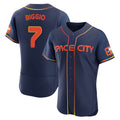 Kdoa H.Astros #7 Craig Biggio Player Navy City Connect Limited Elite Home Stitched Jerseys