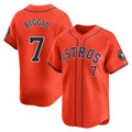 Kdoa H.Astros #7 Craig Biggio Player Orange Home Limited Stitched Jerseys