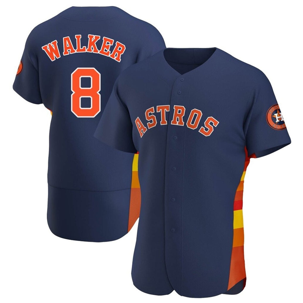 Kdoa H.Astros #8 Christian Walker Player Navy Home Limited Elite Stitched Jerseys