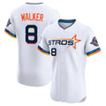 Kdoa H.Astros #8 Christian Walker Player White City Connect Limited Elite Home Stitched Jerseys