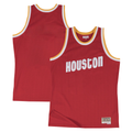 Kdoa H.Rockets Mitchell & Ness Red 1996-97 Hardwood Classics Swingman Stitched Jerseys