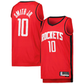 Kdoa H.Rockets #10 Jabari Smith Jr. Red Swingman Stitched Jerseys-Icon Edition