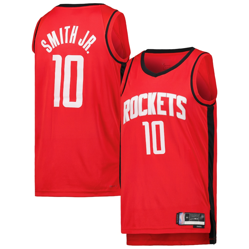 Kdoa H.Rockets #10 Jabari Smith Jr. Red Swingman Stitched Jerseys-Icon Edition