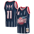 Kdoa H.Rockets #11 Yao Ming Mitchell & Ness Navy 2002-2003 Hardwood Classics Swingman Stitched Jerseys