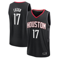 Kdoa H.Rockets #17 Tari Eason Black Fast Break Replica Player Stitched Jerseys-Statement Edition