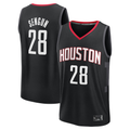 Kdoa H.Rockets #28 Alperen Sengun Black Fast Break Replica Player Stitched Jerseys-Statement Edition