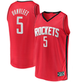 Kdoa H.Rockets #5 Fred VanVleet Red Fast Break Replica Player Stitched Jerseys-Icon Edition