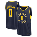 Kdoa I.Pacers #0 Tyrese Haliburton  Navy Fast Break Replica Jerseys - Icon Edition