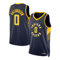 Kdoa I.Pacers #0 Tyrese Haliburton Navy Swingman Jerseys - Icon Edition