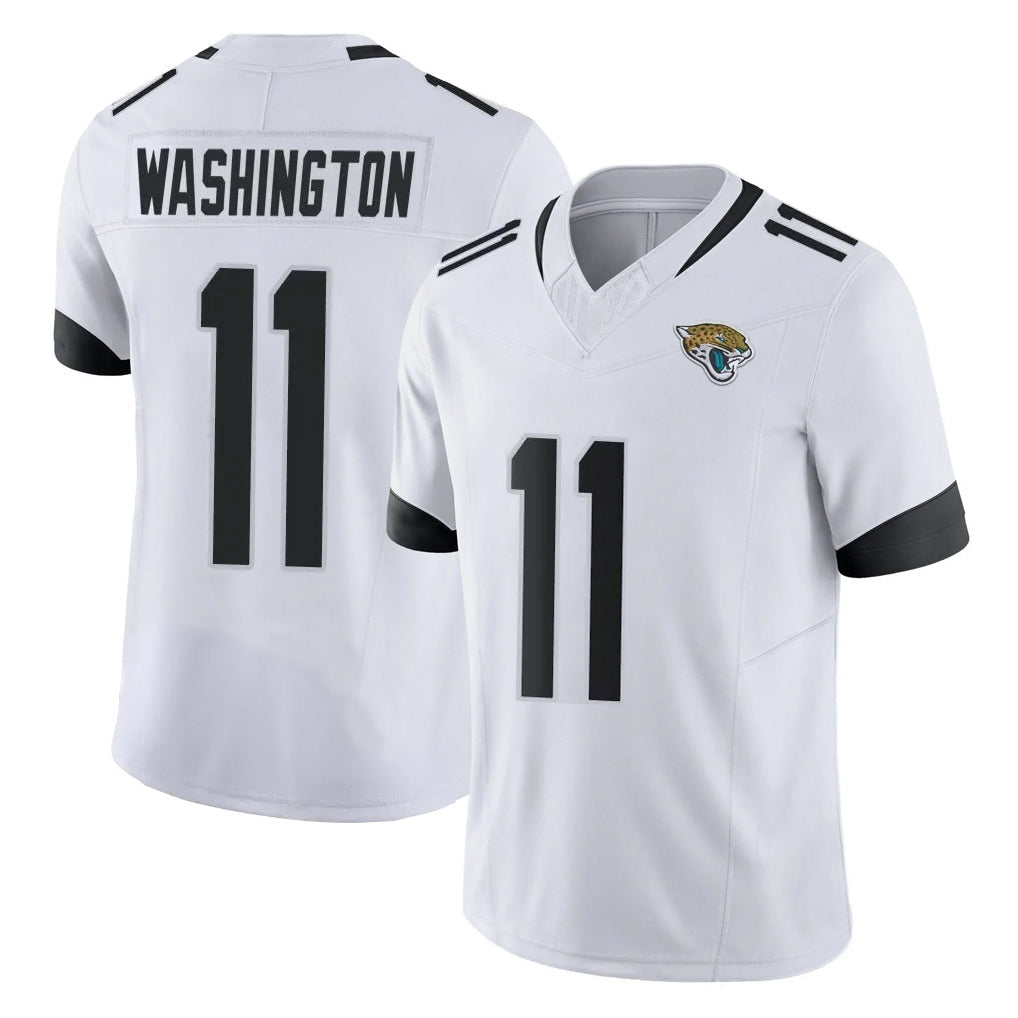Kdoa J.Jaguars #11 Parker Washington Player White Vapor F.U.S.E. Limited Home Game Stitched Jerseys