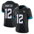 Kdoa J.Jaguars #12 Travis Hunter Player Black Vapor F.U.S.E. Limited Home Game Stitched Jerseys