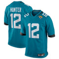 Kdoa J.Jaguars #12 Travis Hunter Player Teal Replica Game Stitched Jerseys