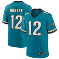 Kdoa J.Jaguars #12 Travis Hunter Player Teal Replica Limited Stitched Jerseys