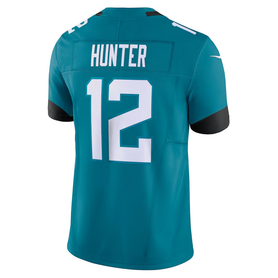 Kdoa J.Jaguars #12 Travis Hunter Player Teal Vapor Limited Game Stitched Jerseys