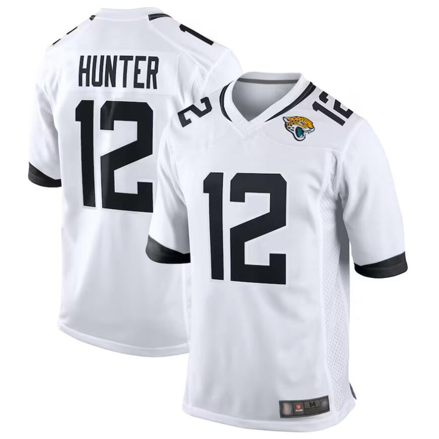 Kdoa J.Jaguars #12 Travis Hunter Player White Replica Game Stitched Jerseys